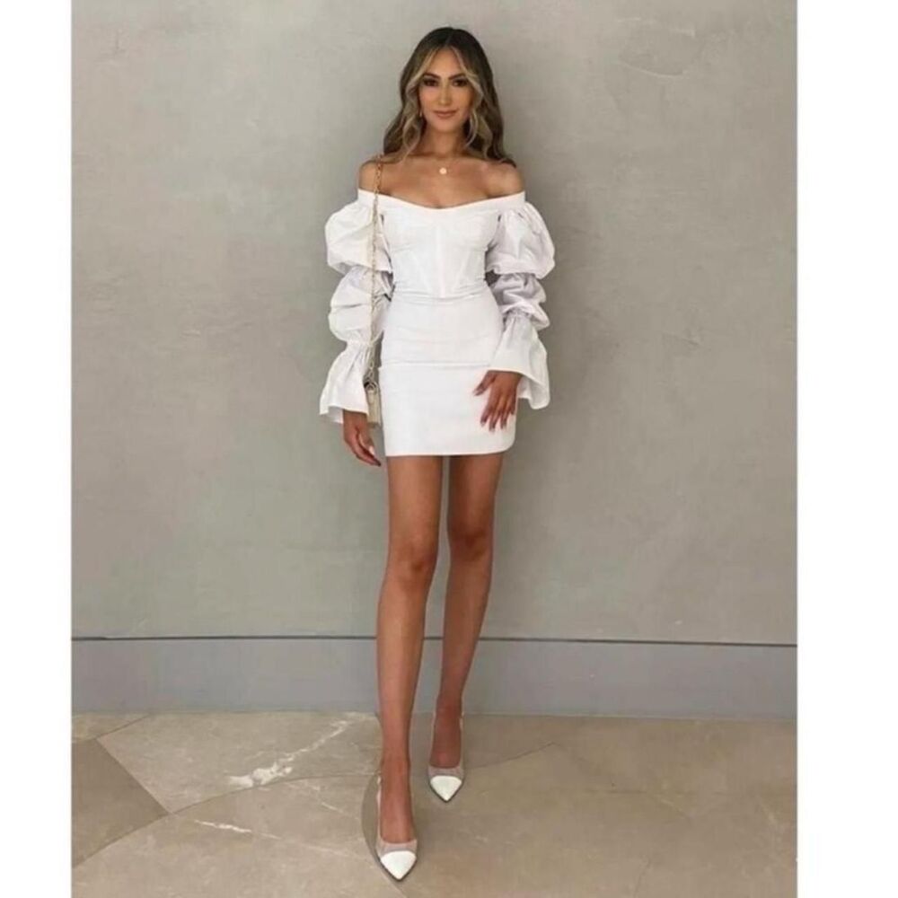Natalie Rolt Women's White Dress
